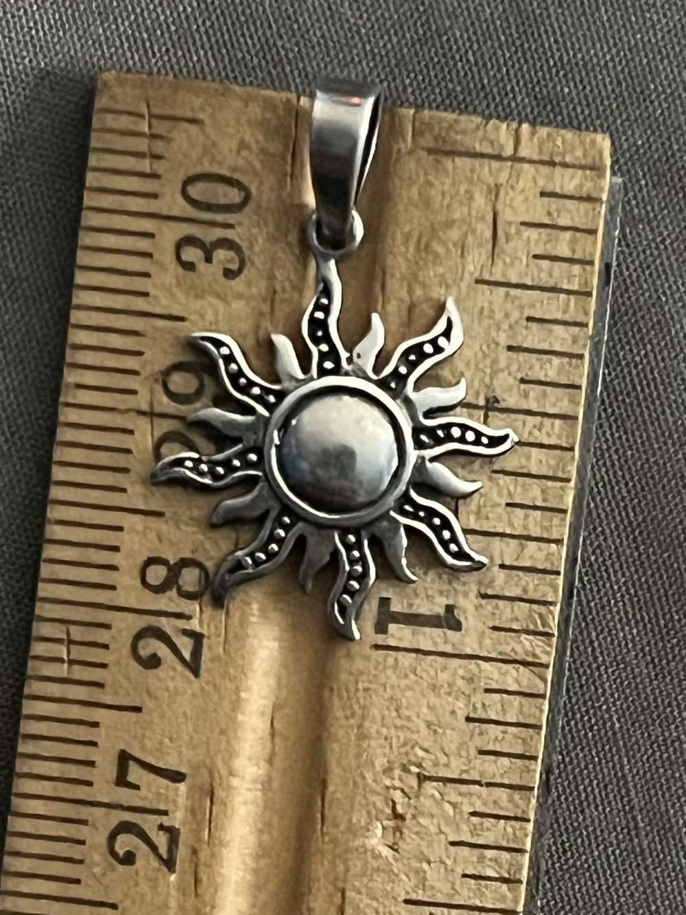 Sterling silver Sun pendant